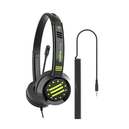 DANYIN DT326 Head-mounted Desktop Computer Children Learning Wire Headset with Microphone, Cable Length:1.8m, DT326 3.5mm Two-hole White, DT326 3.5mm Two-hole Black, DT326 Single Hole Four-level White, DT326 Single Hole Four-level Black...