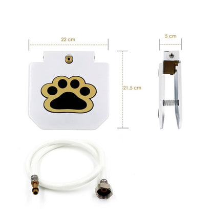 Pet Smart Fountain Automatic Drinking Fountain, Plastic Steel White Paint US Plug, Plastic Steel White Paint UK Plug