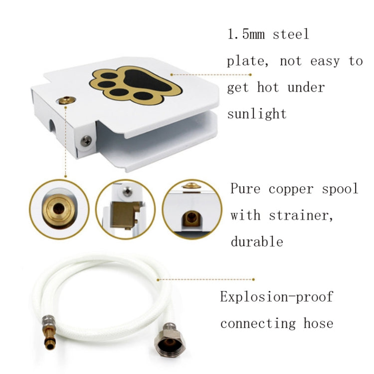 Pet Smart Fountain Automatic Drinking Fountain, Plastic Steel White Paint US Plug, Plastic Steel White Paint UK Plug