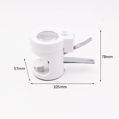Detachable With LED Light HD 3.5 Times Old Man Nail Clippers Magnifying Glass