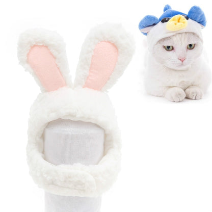 Soft Cat Headgear Cat Dog Cross Dress Pet Hat, XS, S, M, L