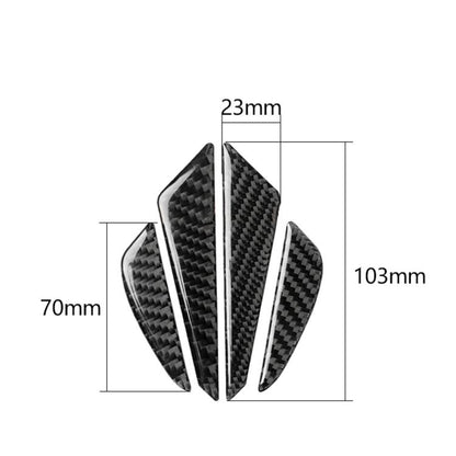 4pcs /Set Carbon Fiber Anti-Collision Stickers For Volkswagen Magotan/CC Left-Hand Drive