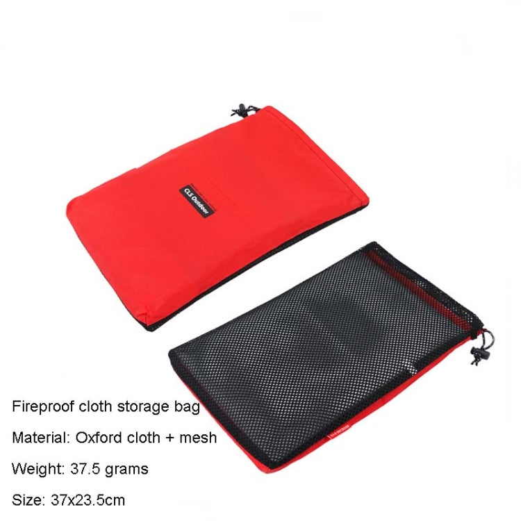 CLS Outdoor Camping Fireproof Cloth Picnic Barbecue Heat Insulation Mat Flame Retardant Fiberglass Fire Blanket, 46x35cm, 60x53cm, 105x60cm