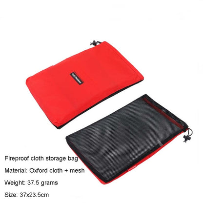 CLS Outdoor Camping Fireproof Cloth Picnic Barbecue Heat Insulation Mat Flame Retardant Fiberglass Fire Blanket, 46x35cm, 60x53cm, 105x60cm