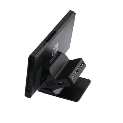 Video Projection Converter Cooling Portable Charging Base For Switch, HDMI, Bluetooth, Keyboard and Mouse, Network Card