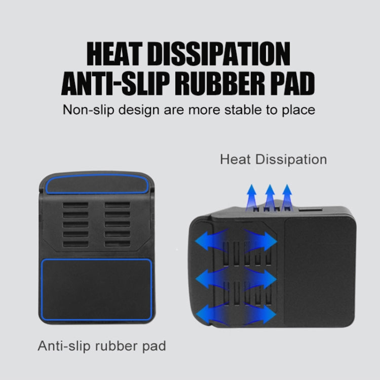 Video Projection Converter Cooling Portable Charging Base For Switch, HDMI, Bluetooth, Keyboard and Mouse, Network Card