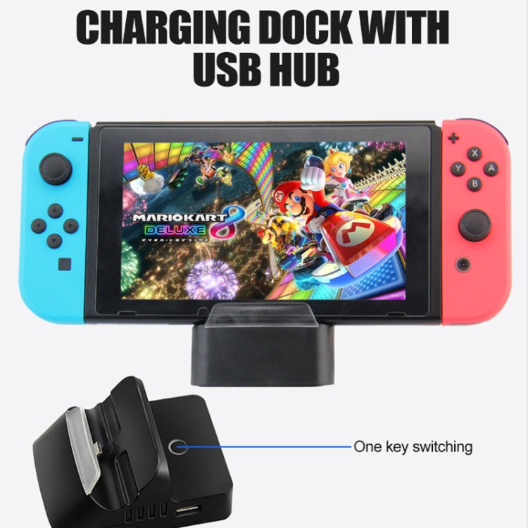 Video Projection Converter Cooling Portable Charging Base For Switch, HDMI, Bluetooth, Keyboard and Mouse, Network Card