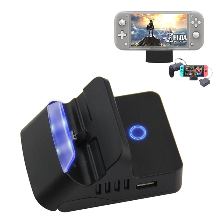 Video Projection Converter Cooling Portable Charging Base For Switch, HDMI, Bluetooth, Keyboard and Mouse, Network Card