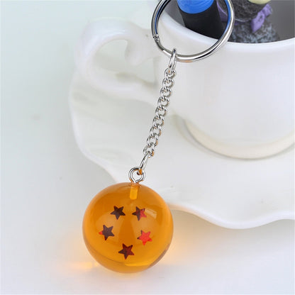 Anime Dragon Ball 7 Stars Balls 2.7cm PVC Figures Toys Keychain, 1 star, 2 star, 3 star, 4 star, 5 star, 6 star, 7 star