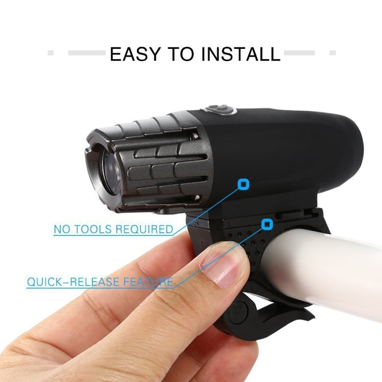 Bike Light USB Rechargeable Mountain Bike Warning Light, Front Light + Tail Light