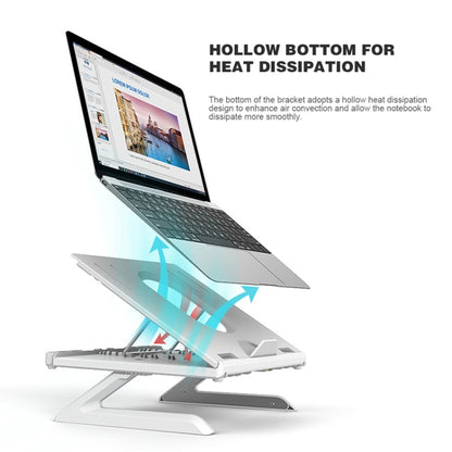 Multifunctional Folding Notebook Stand Monitor Increase Rack, Tripod (White), Tripod (Black)