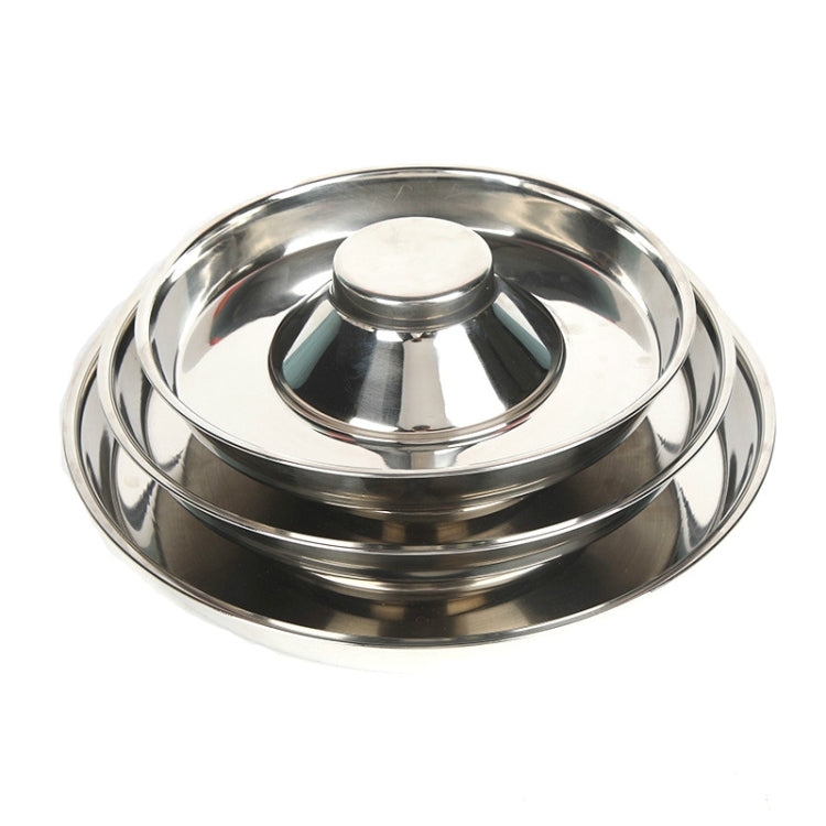 Pet Dog Food Bowl Dog Food Bowl Stainless Steel Slow Food Bowl Pet Supplies, 26cm, 30cm, 34cm