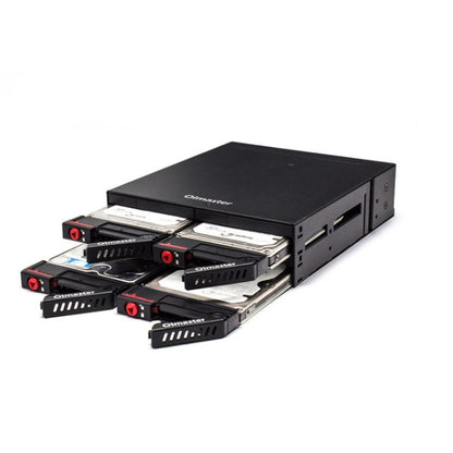 OImaster MR-6401 Four-Bay Chassis Built-In Optical Drive Hard Disk Box, MR-6401