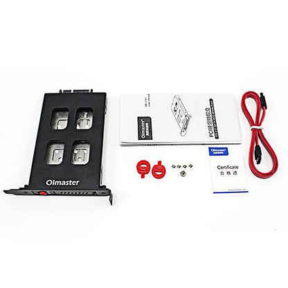 OImaster MR-9100 PCI Single-Disk Hard Disk Box Built-In Hard Disk Rack, MR-9100