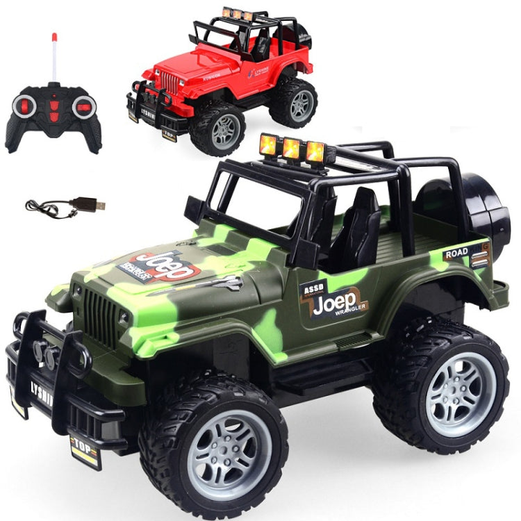 USB Charging Electric Children Remote Control Car Toys, Camouflage Convertible, Red Convertible, Red Buggy, Blue Buggy