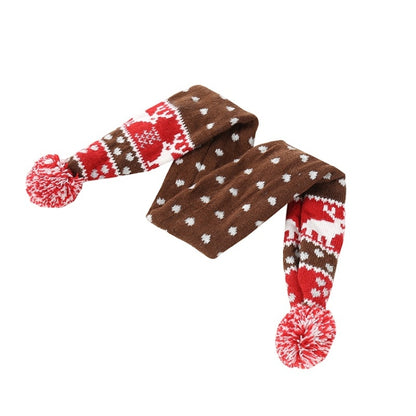 Christmas Pet Scarf Autumn And Winter Warm Elk Christmas Dog Scarf, S, M, L