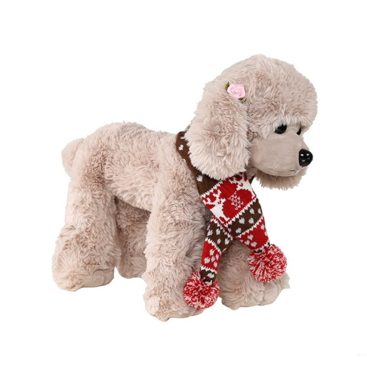 Christmas Pet Scarf Autumn And Winter Warm Elk Christmas Dog Scarf, S, M, L