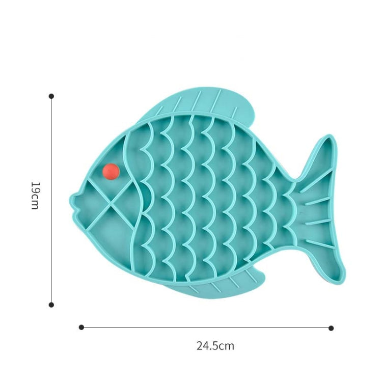 Pet Cats and Dogs Silicone Slow Food Mat Anti-choke Bowl, Fish Type, Claw Type, Flower Type