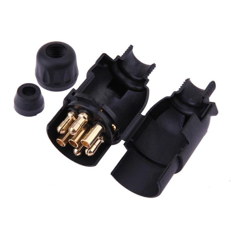 7 Pin Car Trailer Plug Socket 7-Pole Wiring Connector 12V Towbar Towing Caravan Truck Plug Car Electronic RV accessories, A0221