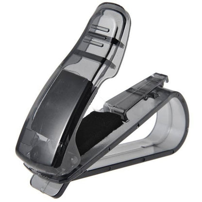Multi-Function Glasses Case Atuo Car Accessories Sunglasses Holder Auto Fastener Ticket Clip, Sunglasses Holder