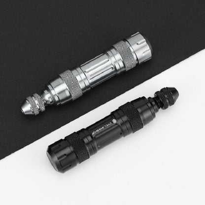 CYCLINGBOX Mountain Bike Vacuum Aluminum Alloy Tire Repair Tool Bicycle Repair Integrated Storage Design Tool, BG-9901(Black), BG-9901(Silver)