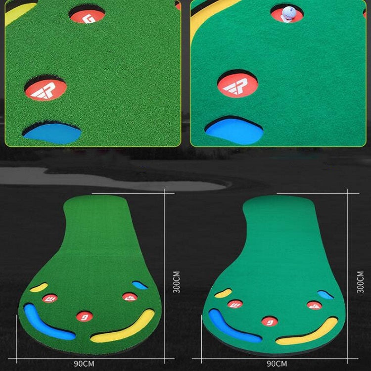 PGM GL002 Indoor Golf Putting Trainer Big Feet Mini Golf Practice Blanket, Woolen Blanket, Lawn