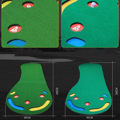 PGM GL002 Indoor Golf Putting Trainer Big Feet Mini Golf Practice Blanket, Woolen Blanket, Lawn