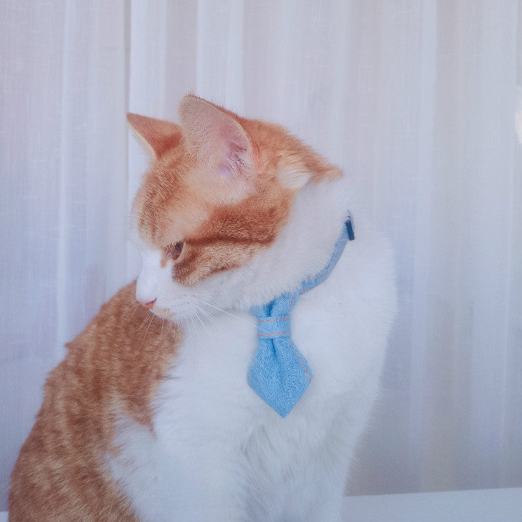 Pet Cowboy Bow Tie Collar Cats Dogs Adjustable Tie Collars Pet Accessories Supplies, S 16-32cm Small Bowknot, S 16-32cm Big Bowknot, S 16-32cm Tie
