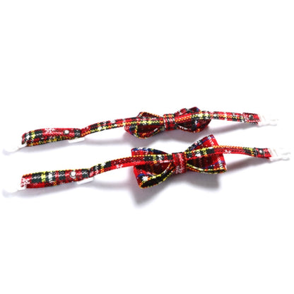 Snowflake Christmas Red Plaid Adjustable Pet Bow Tie Collar Bow Knot Cat Dog Collar, S 17-30cm Big Bowknot, S 17-30cm Pointed Bowknot, S 17-30cm Tie, S 17-30cm Big Bowknot With Bell, S 17-30cm Small Bowknot With Bell, S 17-30cm Pointed Bowknot With Bell