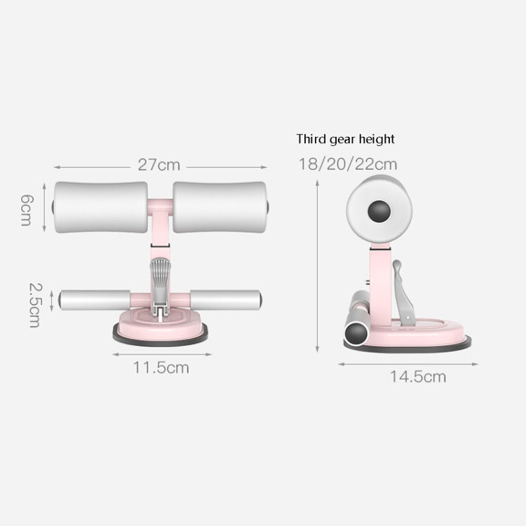 Waist Reduction And Abdomen Indoor Fitness Equipment Home Abdominal Crunch Assist Device, Abdominal Crunch Assist Device(White Peach), Abdominal Crunch Assist Device(Maca Blue), Abdominal Crunch Assist Device(Cool Black)