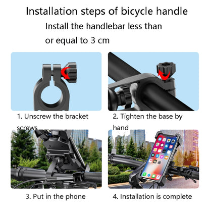 Electric Car Rearview Mirror Mobile Phone Bracket Bicycle Mobile Phone Bracket Motorcycle Handle Mobile Phone Bracket Riding Bracket, Bicycle Handle, Motorcycle Rearview Mirror