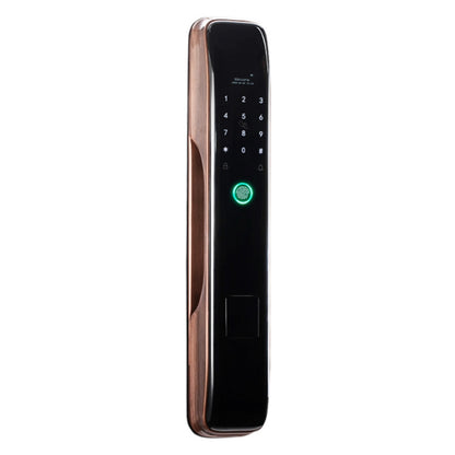Smart Wifi Anti-Theft Fingerprint Password Lock Mobile Phone Remote Control Electronic Door Lock Magnetic Card Lock, SM-SL808 Automatic Black, SM-SL808 Automatic Bronze