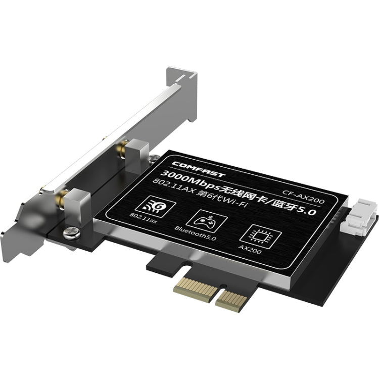 COMFAST Gaming Game 3000Mbps Gigabit Dual-Frequency Wireless Desktop Computer PCIE Wireless Network Card, AX200, AX200 PRO