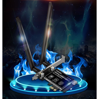 COMFAST Gaming Game 3000Mbps Gigabit Dual-Frequency Wireless Desktop Computer PCIE Wireless Network Card, AX200, AX200 PRO