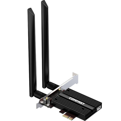 COMFAST Gaming Game 3000Mbps Gigabit Dual-Frequency Wireless Desktop Computer PCIE Wireless Network Card, AX200, AX200 PRO