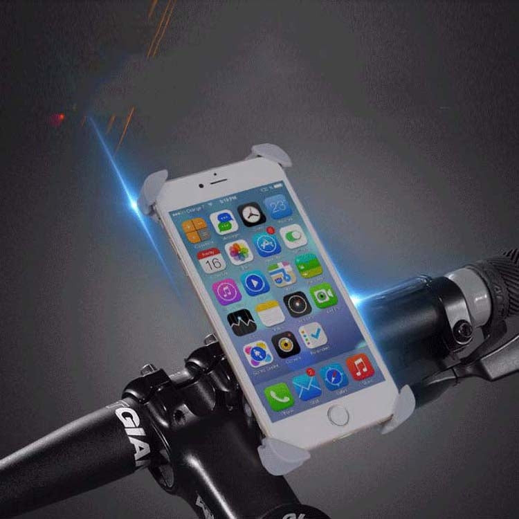 Motorcycle Bicycle Phone Holder Outdoor Riding Equipment Suitable For 4.7-8 Inch Mobile Phone/Tablet, Black, Gray