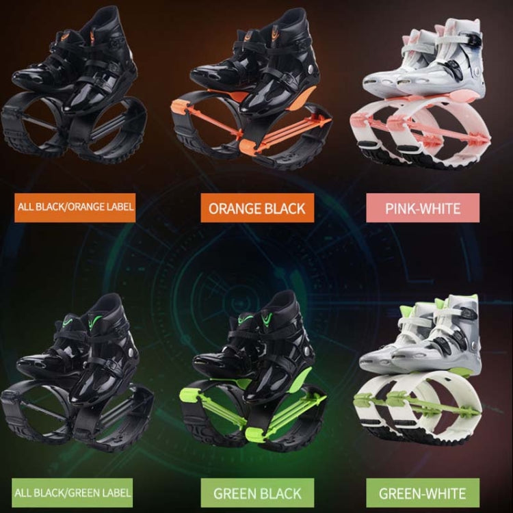 Jumping Shoes Bounce Shoes Indoor Sports Rebound Shoes, 33/35  (Pink White), 33/35 (Green And White), 36/38  (Green And Black), 36/38 (Black Orange Label), 36/38 (Black Green Label), 36/38  (Pink White), 36/38  (Green And White), 36/38 (Orange Black)