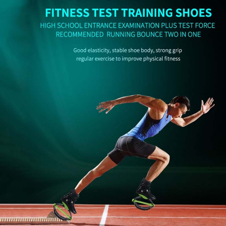 Jumping Shoes Bounce Shoes Indoor Sports Rebound Shoes, 33/35  (Pink White), 33/35 (Green And White), 36/38  (Green And Black), 36/38 (Black Orange Label), 36/38 (Black Green Label), 36/38  (Pink White), 36/38  (Green And White), 36/38 (Orange Black)