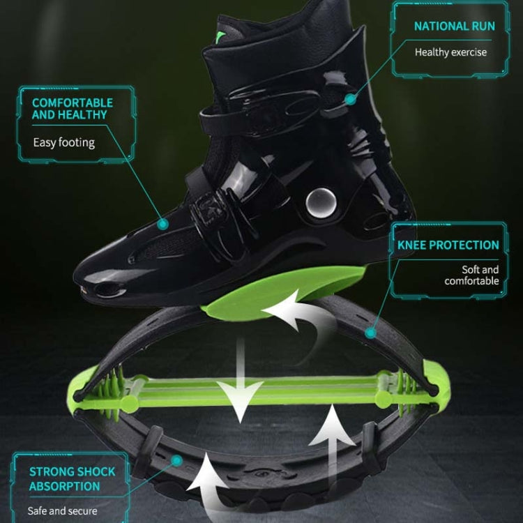 Jumping Shoes Bounce Shoes Indoor Sports Rebound Shoes, 33/35  (Pink White), 33/35 (Green And White), 36/38  (Green And Black), 36/38 (Black Orange Label), 36/38 (Black Green Label), 36/38  (Pink White), 36/38  (Green And White), 36/38 (Orange Black)