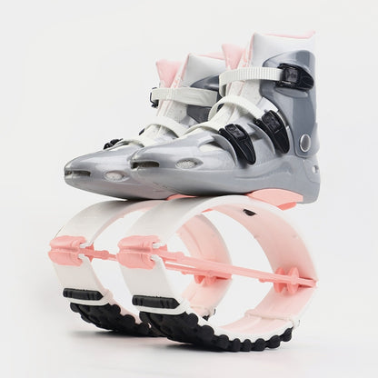 Jumping Shoes Bounce Shoes Indoor Sports Rebound Shoes, 33/35  (Pink White), 33/35 (Green And White), 36/38  (Green And Black), 36/38 (Black Orange Label), 36/38 (Black Green Label), 36/38  (Pink White), 36/38  (Green And White), 36/38 (Orange Black)