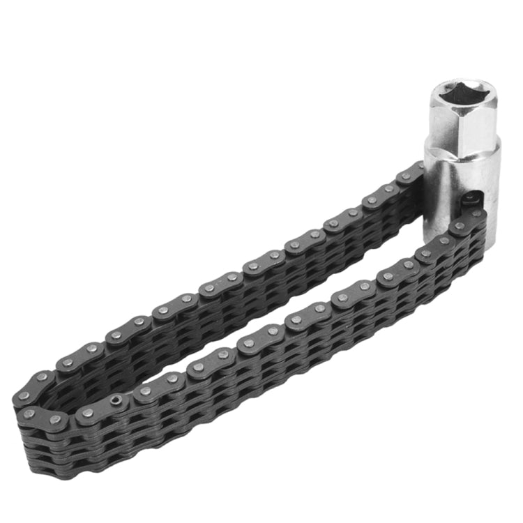 Oil Filter Chain Wrench Spanner Remover Adjustable Auto Repair Tool, 44 Sections, 52 Sections