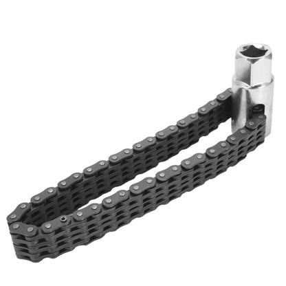 Oil Filter Chain Wrench Spanner Remover Adjustable Auto Repair Tool, 44 Sections, 52 Sections