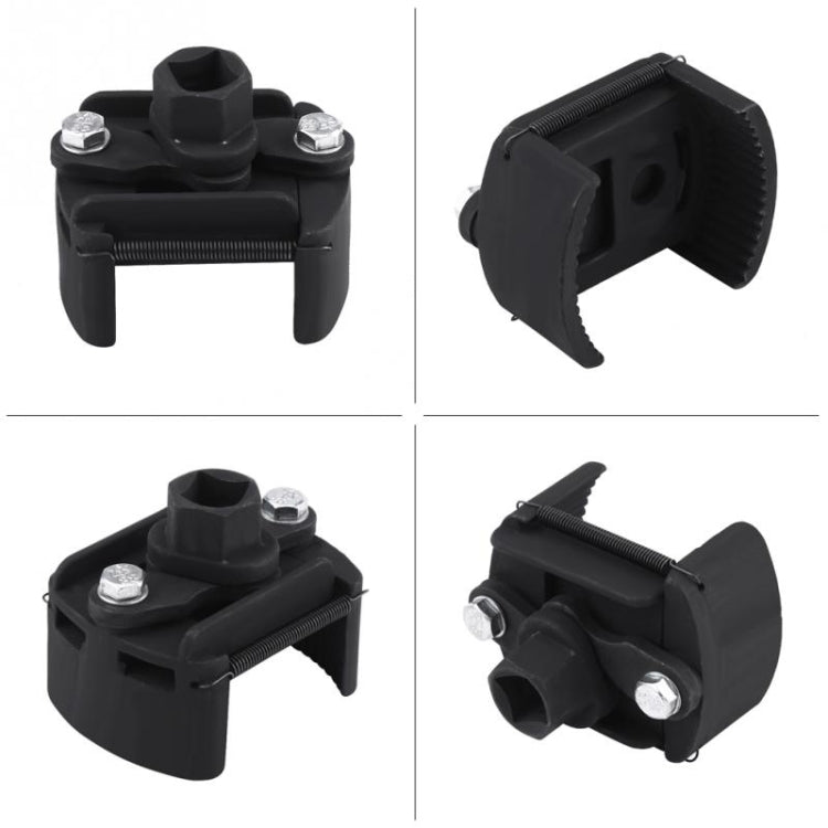 60mm-80mm Universal Cast Steel Adjustable 2 Jaw Oil Filter Wrench Fuel Remover Removal Tool Two-claw Cast Steel Filter Wrenches, 60-80mm