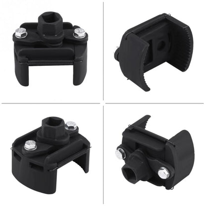 60mm-80mm Universal Cast Steel Adjustable 2 Jaw Oil Filter Wrench Fuel Remover Removal Tool Two-claw Cast Steel Filter Wrenches, 60-80mm