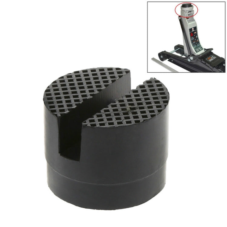 Floor Slotted Car Rubber Jack Pad Frame Protector Adapter Jacking Disk Pad Tool, Rubber Jack