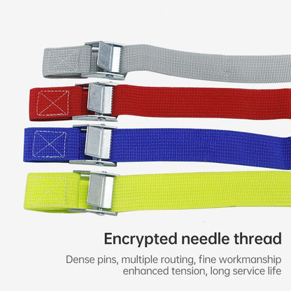 Car Tension Rope Luggage Strap Belt Auto Car Boat Fixed Strap with Alloy Buckle,Random Color Delivery,Length:5m, 5m