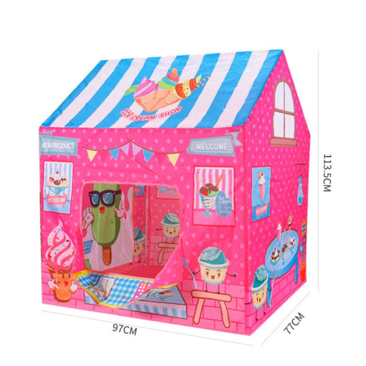 Children Printed Game Tent, Dessert Shop, Fruit Shop