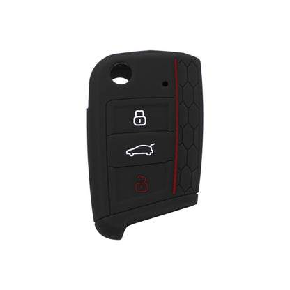 Silicone Key Case Cover for Volkswagen Polo Golf 7/ Skoda, Silicone Key Case