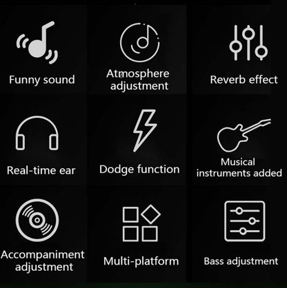 V8 Sound Card Set Dual Mobile Phone Computer Live Broadcast Universal Sound Card, V8 Sound Card