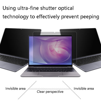 Laptop Anti-Peep Film Anti-Peeping Matte Reflective Screen Protective Film, For Huawei MateBook X Pro 13.9 (Full Glue)